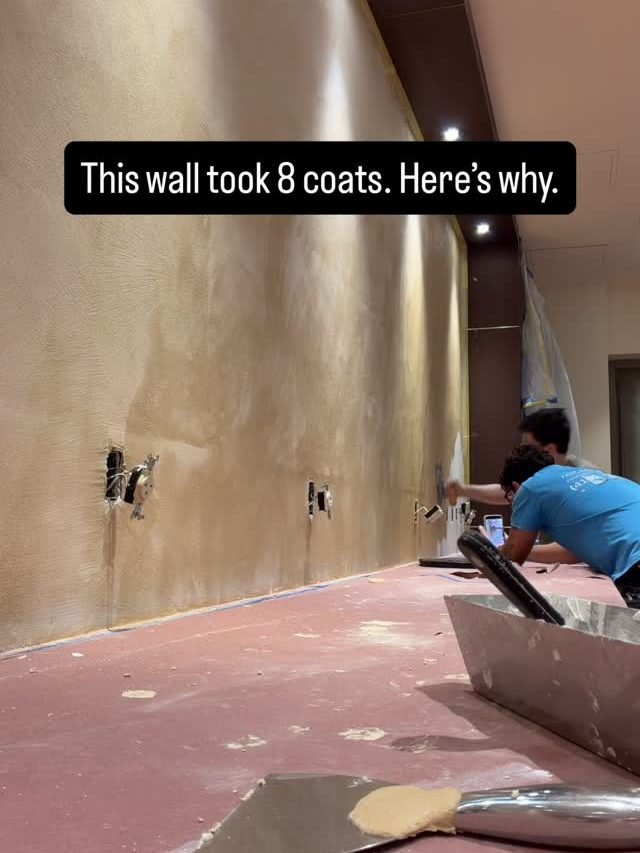 Polished lime by Elite Walls, Restaurant wall, 8 coats