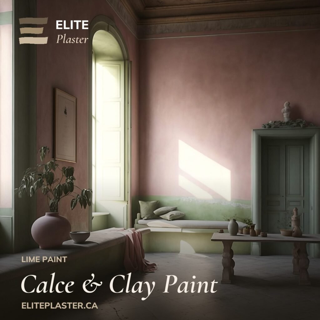 Calce & Clay limewash, Elite Plaster branded card