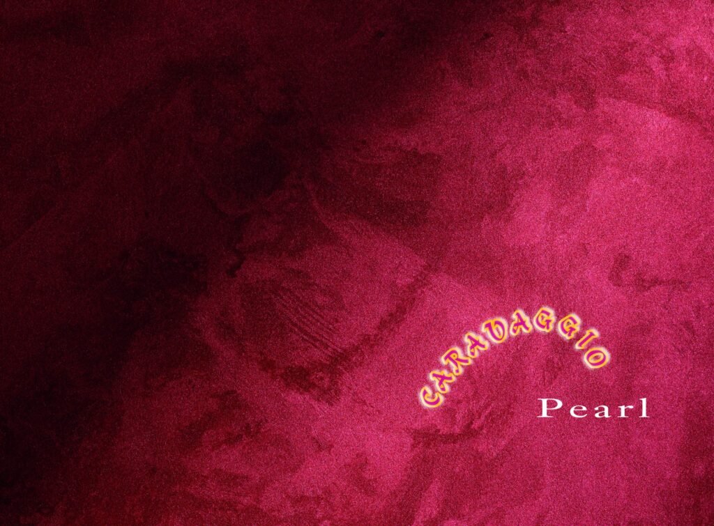 Pearl velvet plaster finish in soft light
