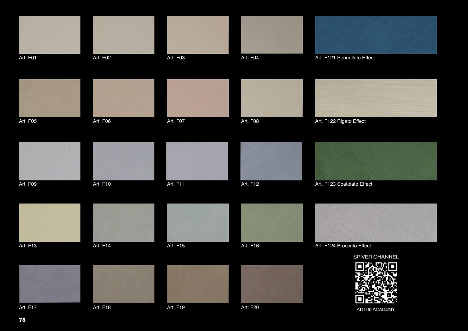 Feel: Matte Suede Paint colour chart